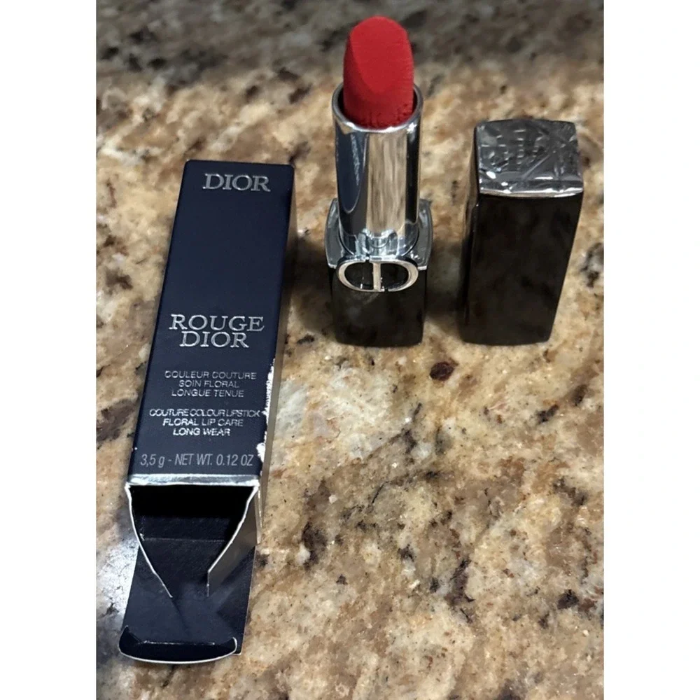 Christian Dior Rouge Dior Lipstick Velvet #999 *NEW IN BOX*